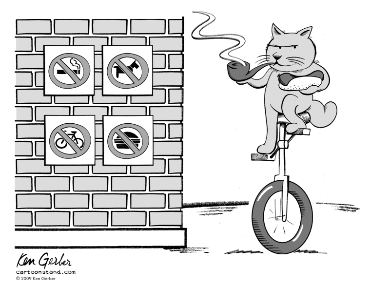 funny cat cartoons. Cat joke